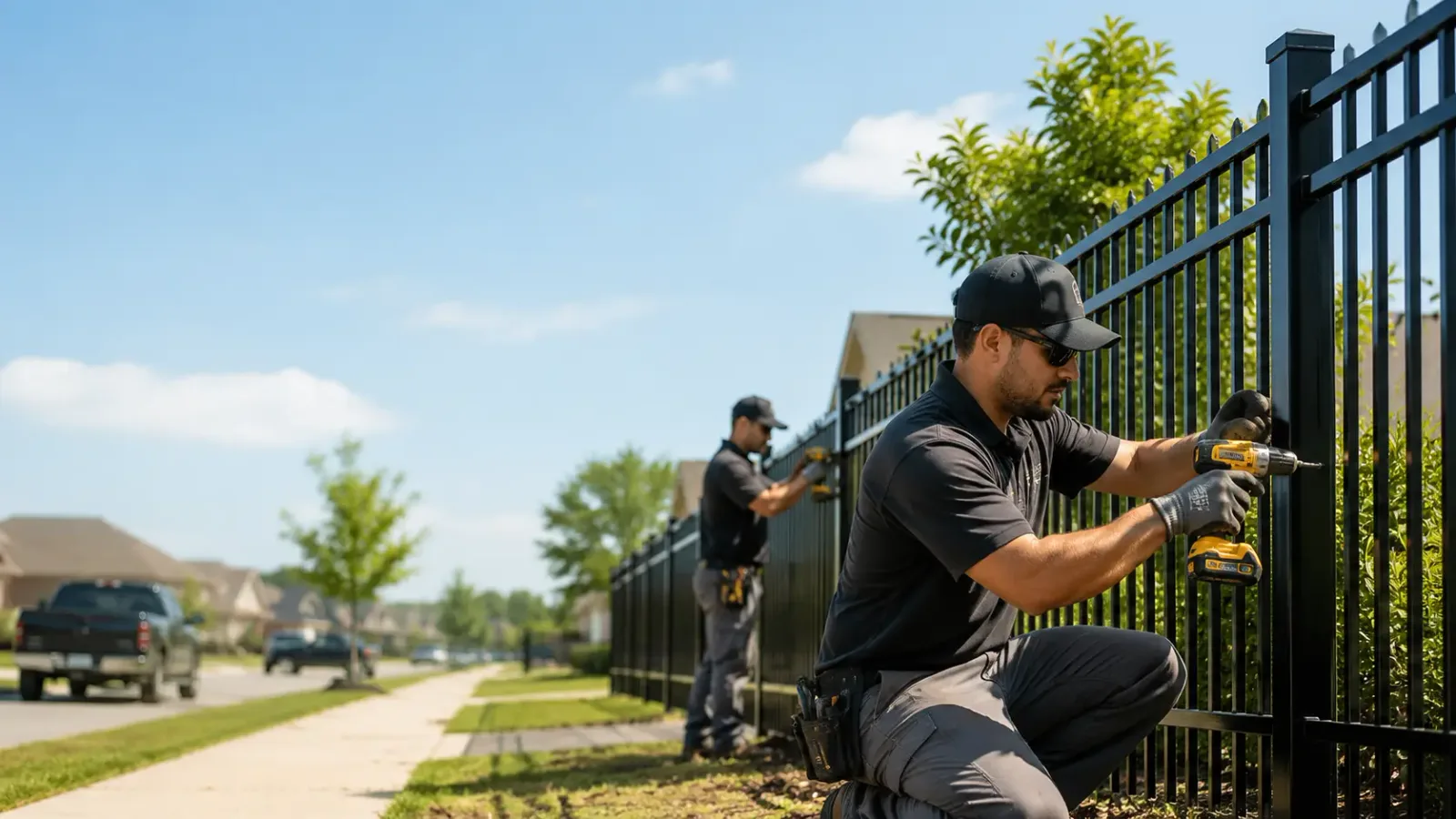 Metal Fence Installation in Powell, TX